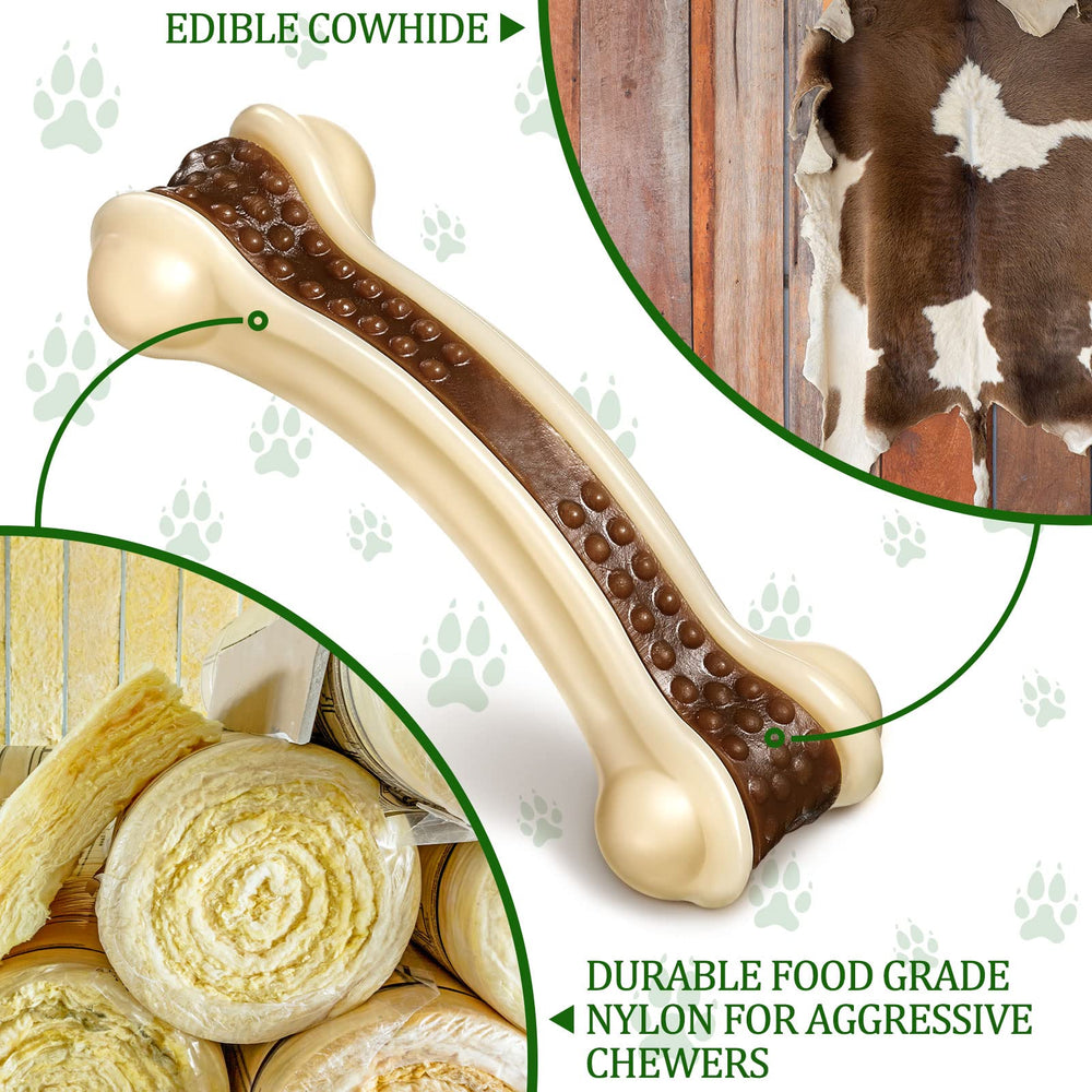 Jouet Sosation dents chien, aide potentiellement à nettoyer les gencives.