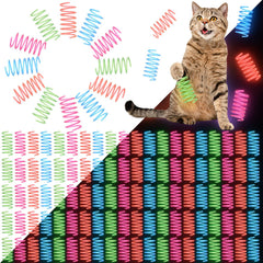 Sosation: ressort lumineux bleu, idéal pour stimuler le jeu nocturne des chats.
