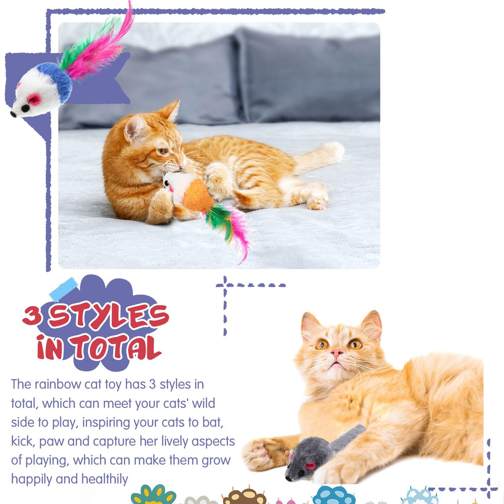 Sosation Souris-Jouet Doux Peluche, toucher moelleux pour des jeux délicats.