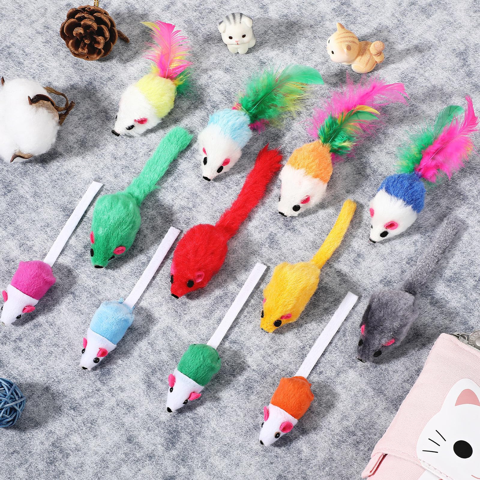 Sosation Souris-Jouet Intérieur, idéal pour jeux en appartement.