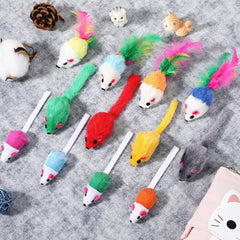 Sosation Souris-Jouet Intérieur, idéal pour jeux en appartement.