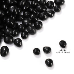 SOUJOY morceaux cristal noir 4-6mm, parfaits pour aquarium sans modifier l'eau.