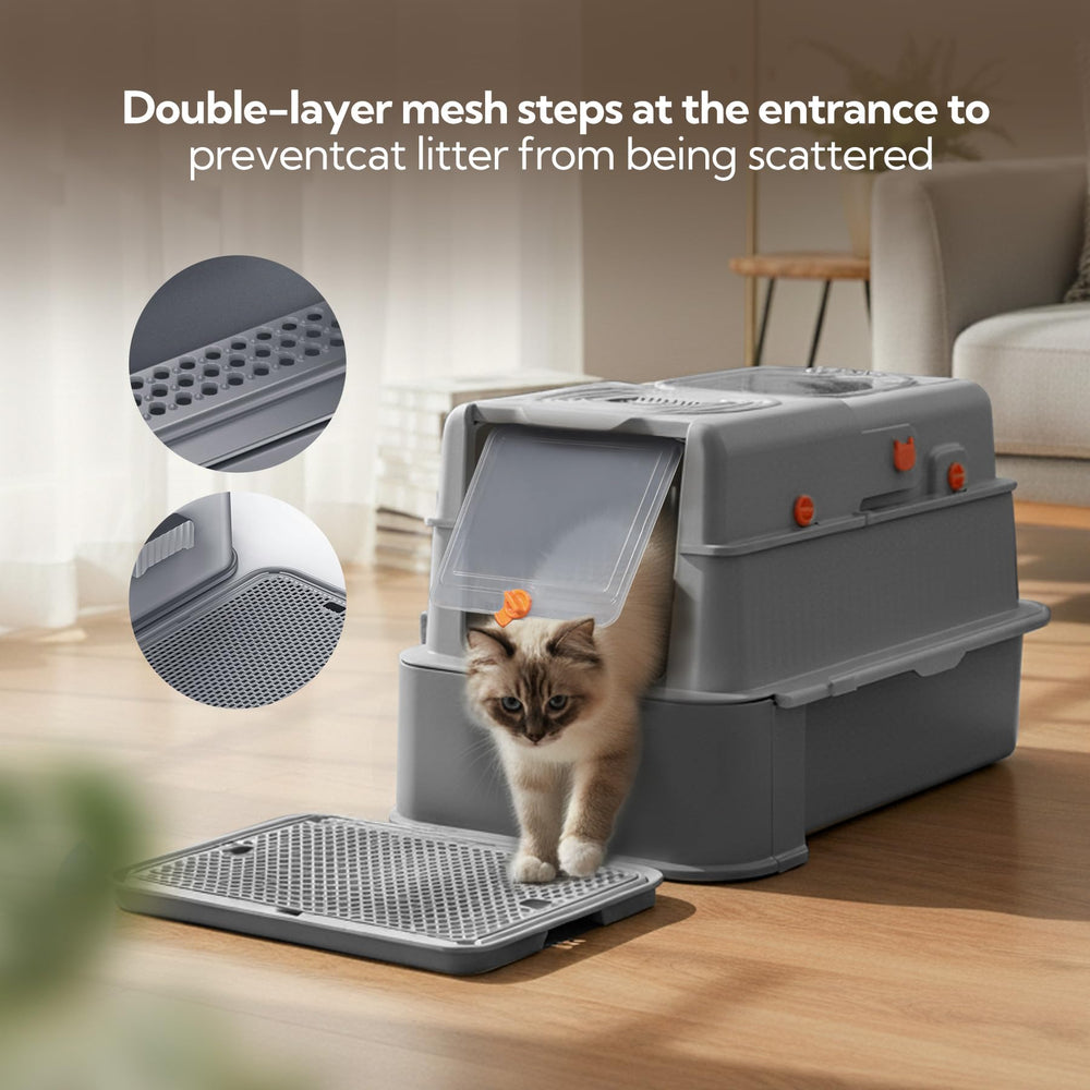 Soulbond litiere gris design - integration harmonieuse dans votre interieur