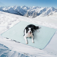 Soulbond-tapis-refroidissant-chien-extra-large offrant confort immédiat lors des chaleurs.