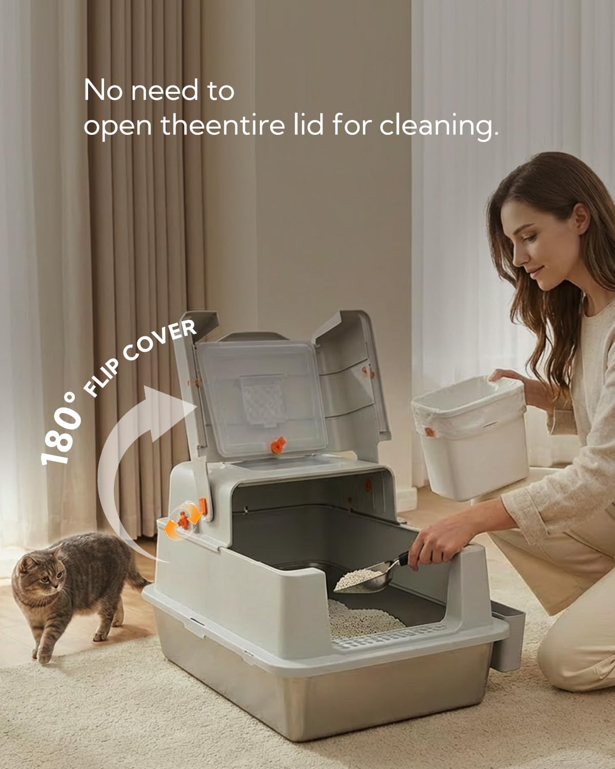 Soulbond XXXL tapis anti-traces de litiere, sols propres et sans effort