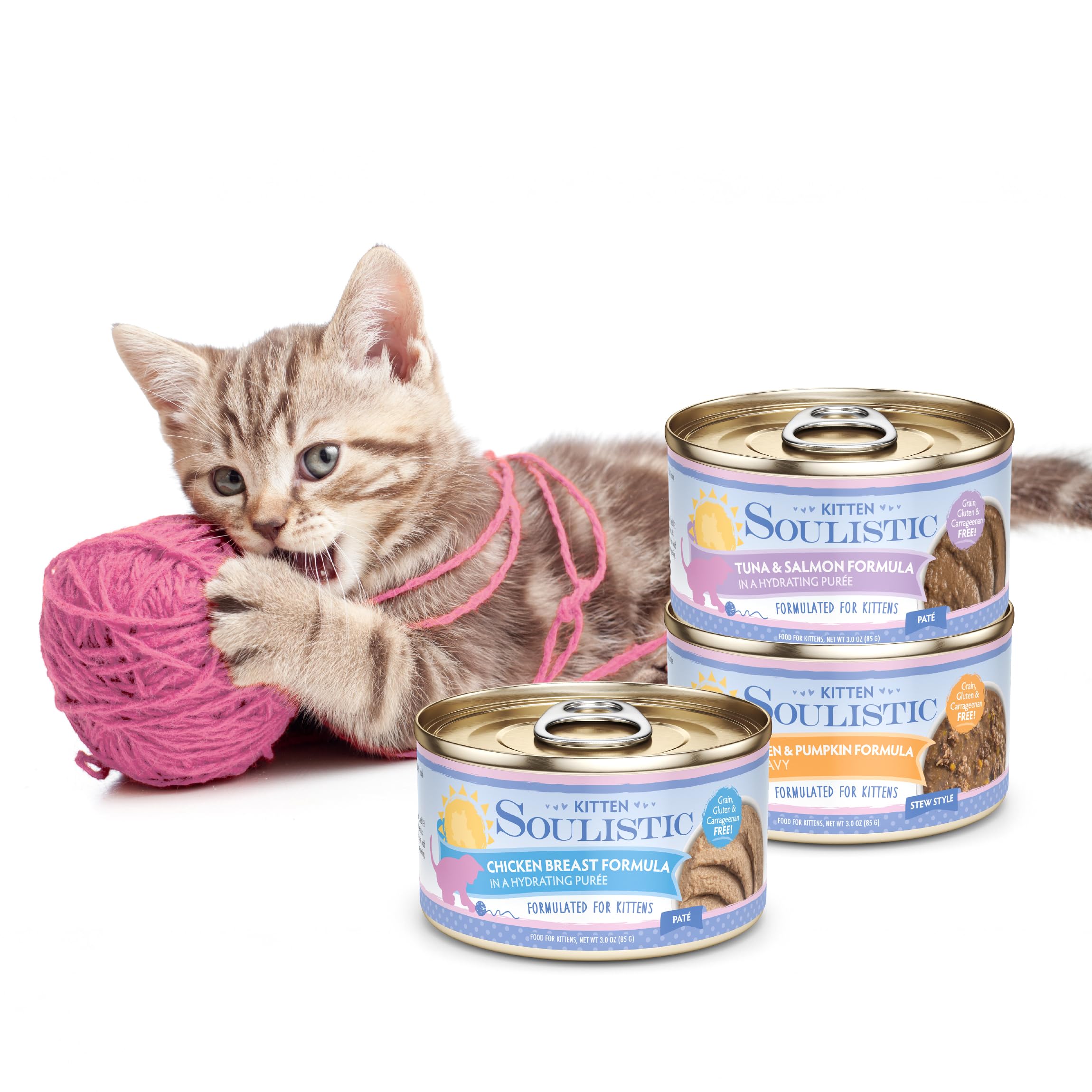 Soulistic nourrissant pour la croissance du chaton, support nutritif.