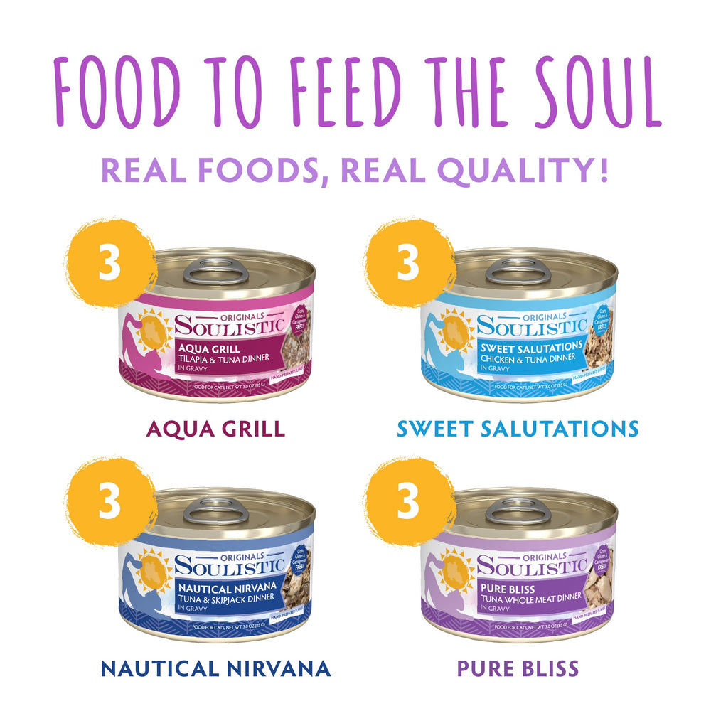 Soulistic Originals Protéines de Qualité en boîte: ingrédients premium pour chats