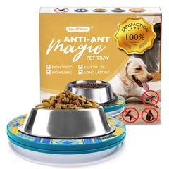 SoulThink anti-fourmis – gamelle chat chien: protège l’alimentation sans produits chimiques.
