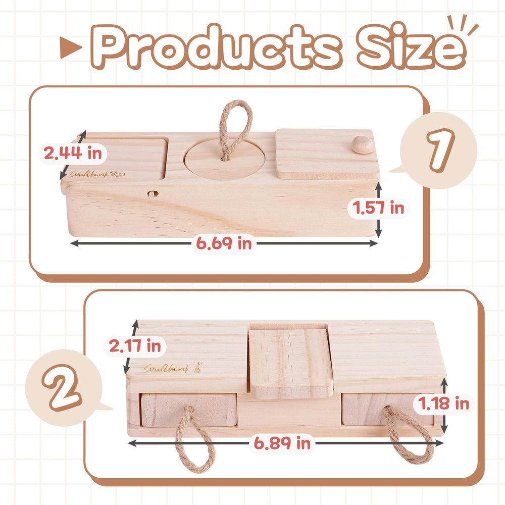SoulThink lapin jouet bois bol grande taille: bol plus spacieux pour friandises.