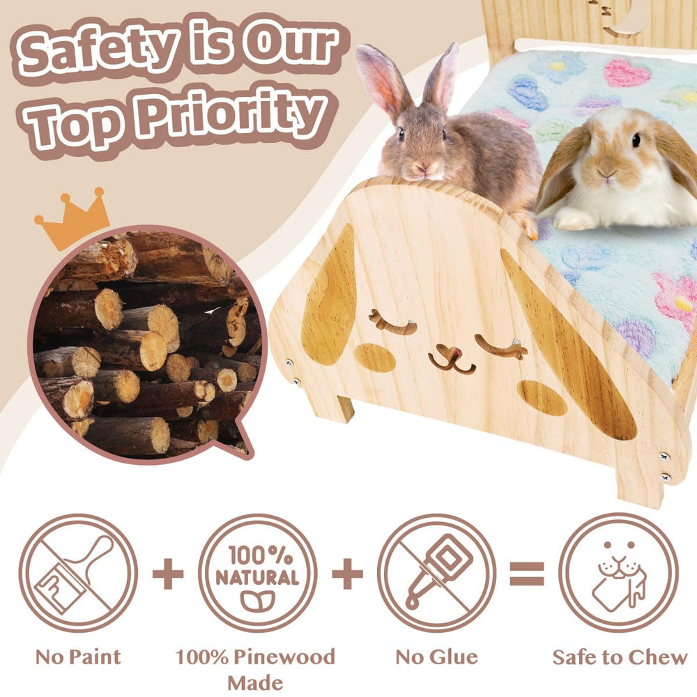 Bois naturel en pin durable sans substances nocives.
