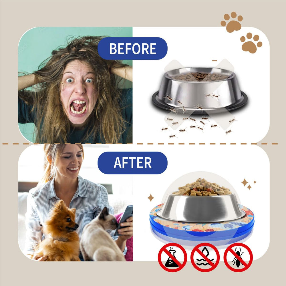 SoulThink plat-nourriture-chat-chien-usage-exterieur: idéal pour l alimentation en intérieur ou dehors.