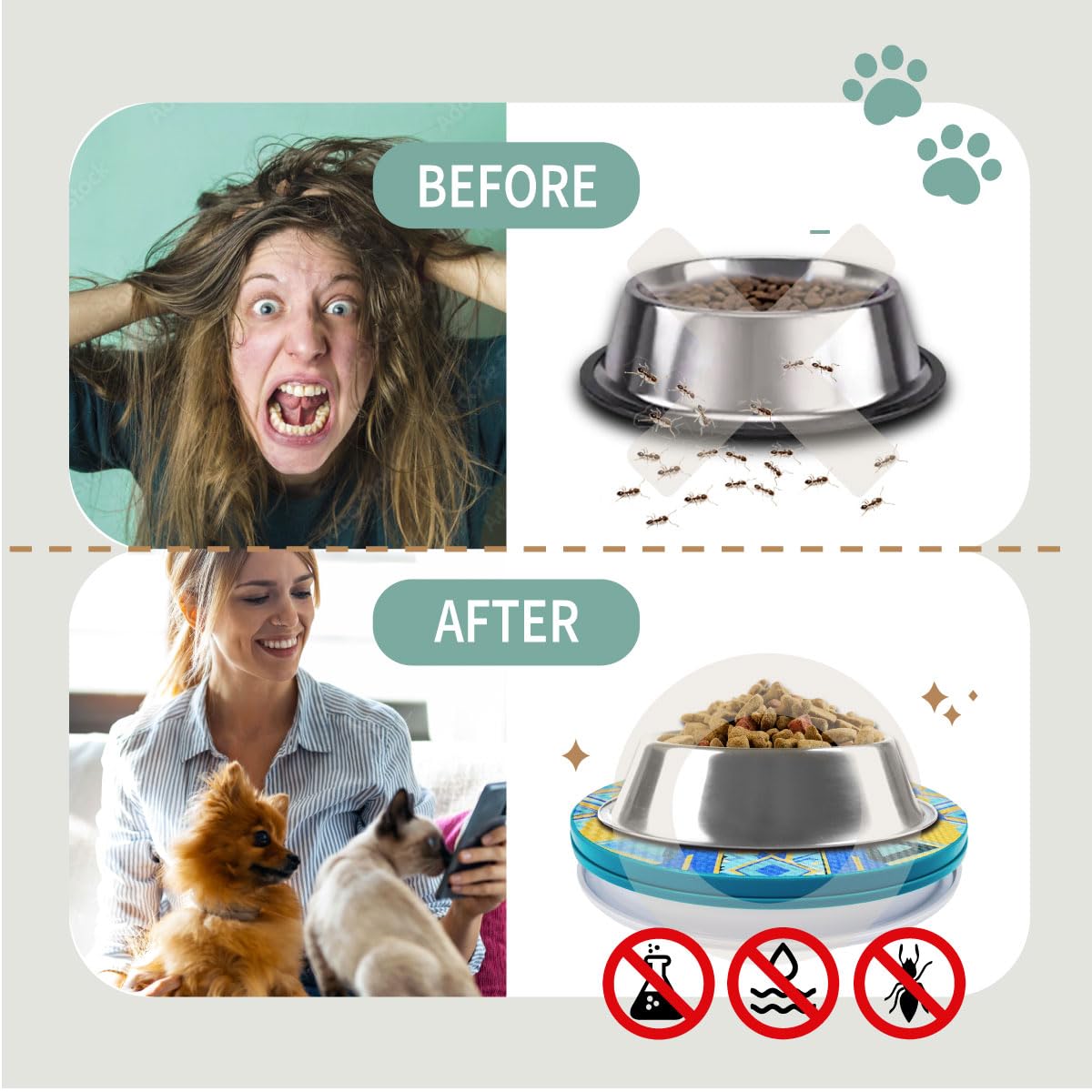 Brevet américain SoulThink – protection de la nourriture animale sans substances chimiques.