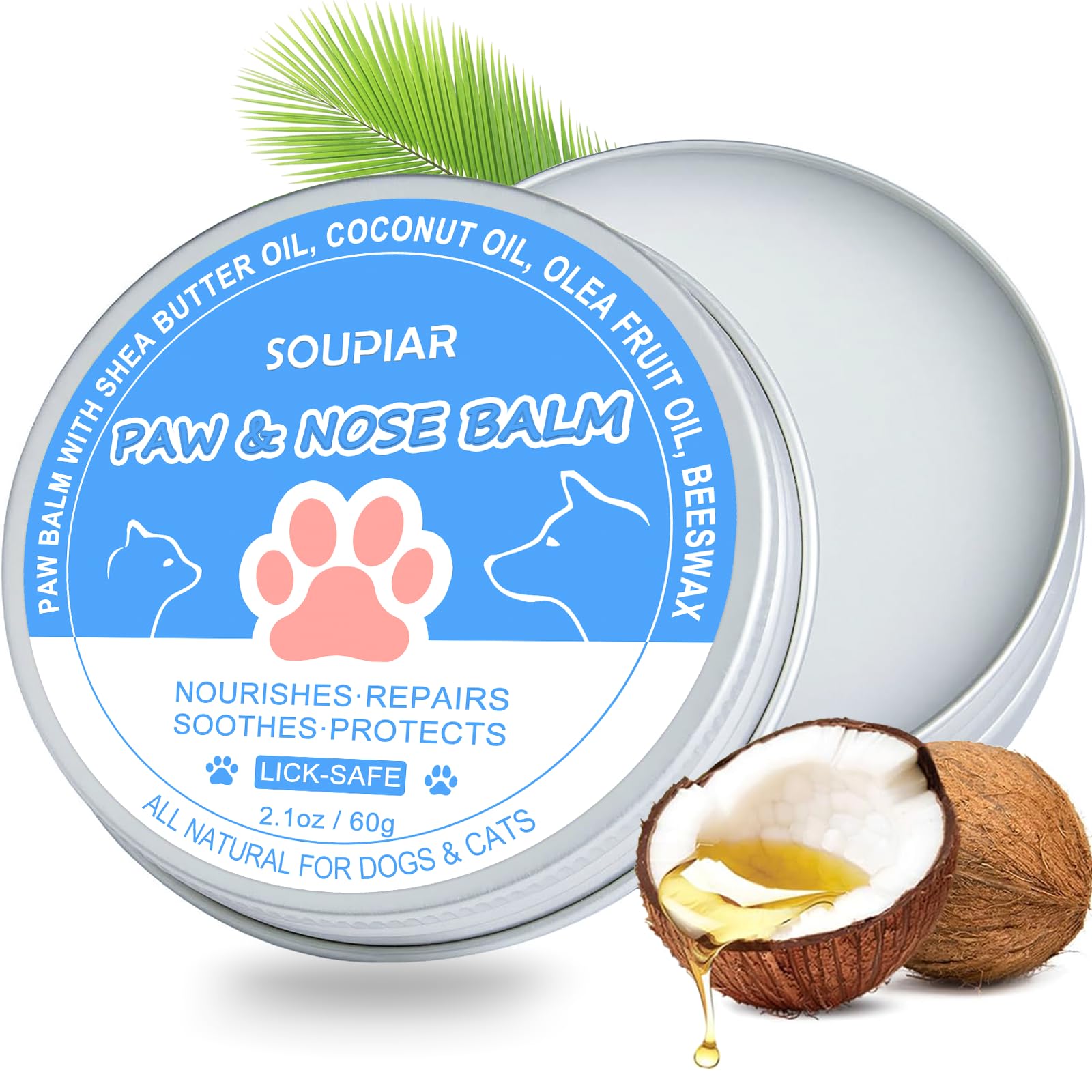 Soupiar baume-pattes-nez - bouteille pratique pour l'utilisation quotidienne