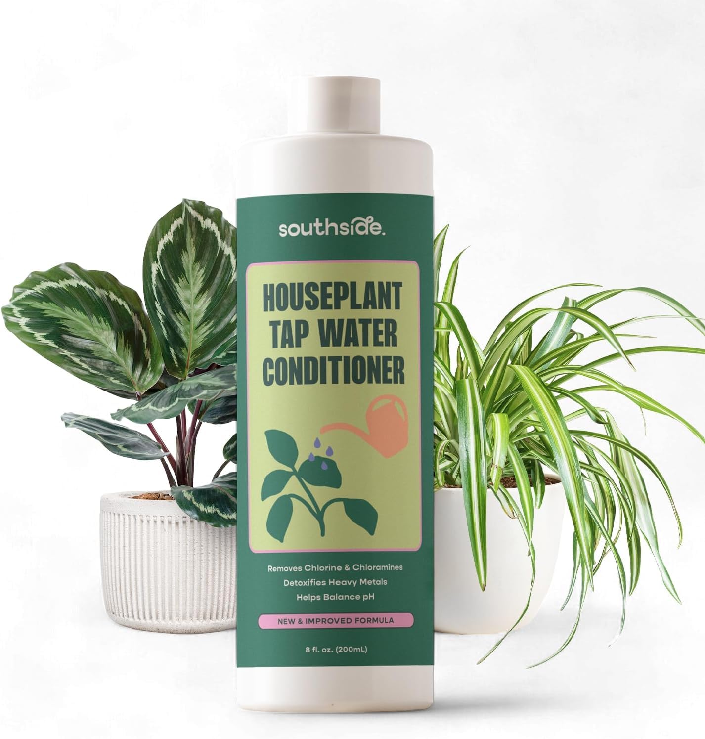 Southside Plants conditionneur d’eau: bouteille pour robinet, eau sans chlore pour plantes d’intérieur.