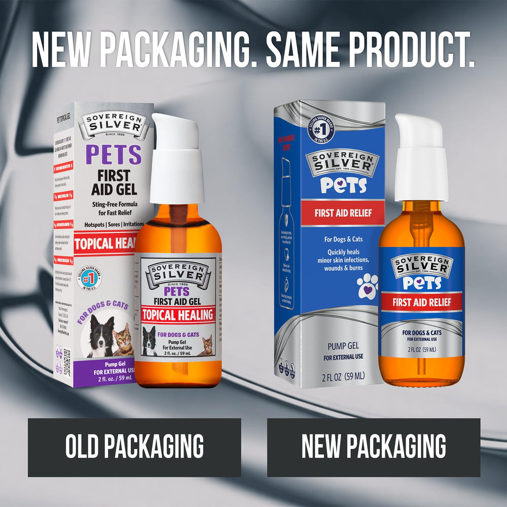 Application facile du gel Sovereign Silver sur irritations cutanées animaux