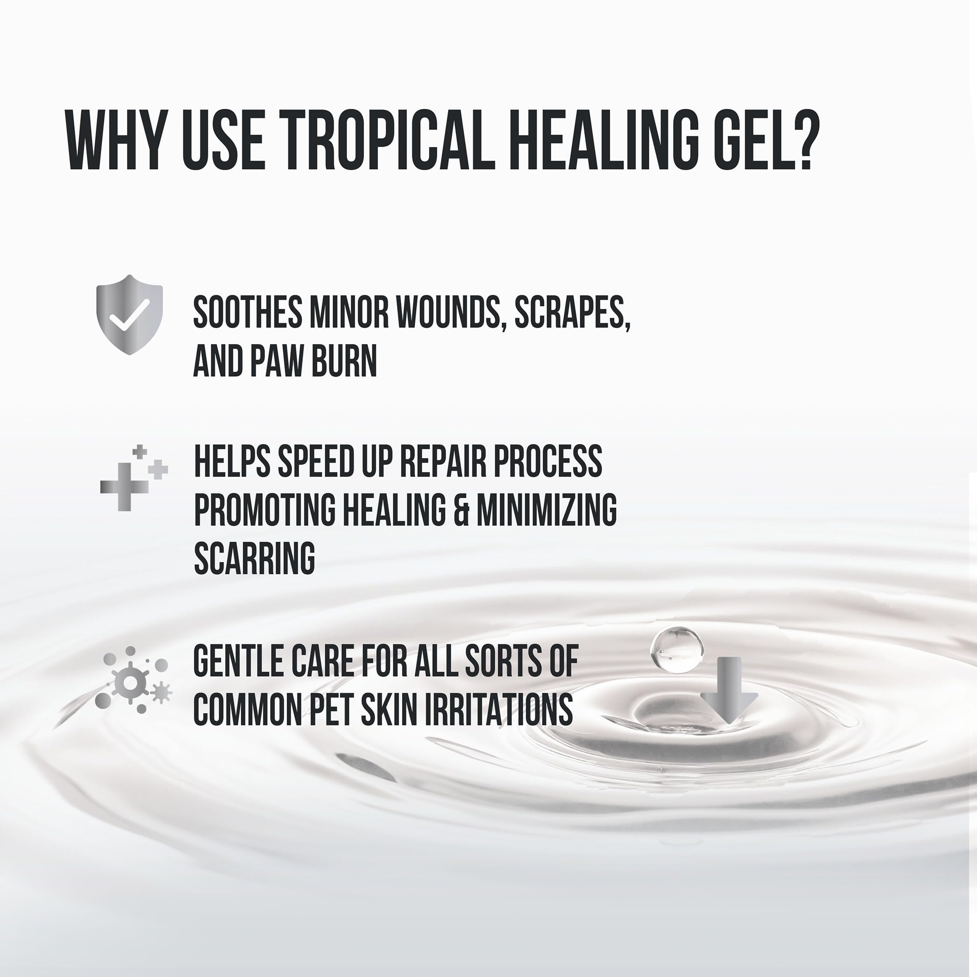 Formule GMP du gel Sovereign Silver pour soins cutanés animaux