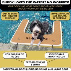 SOWKT rampe eau chien bateau : déploiement rapide pour monter à bord.