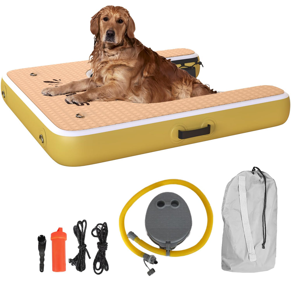 SOWKT rampe eau chien piscine : accès facile et stable pour votre compagnon.