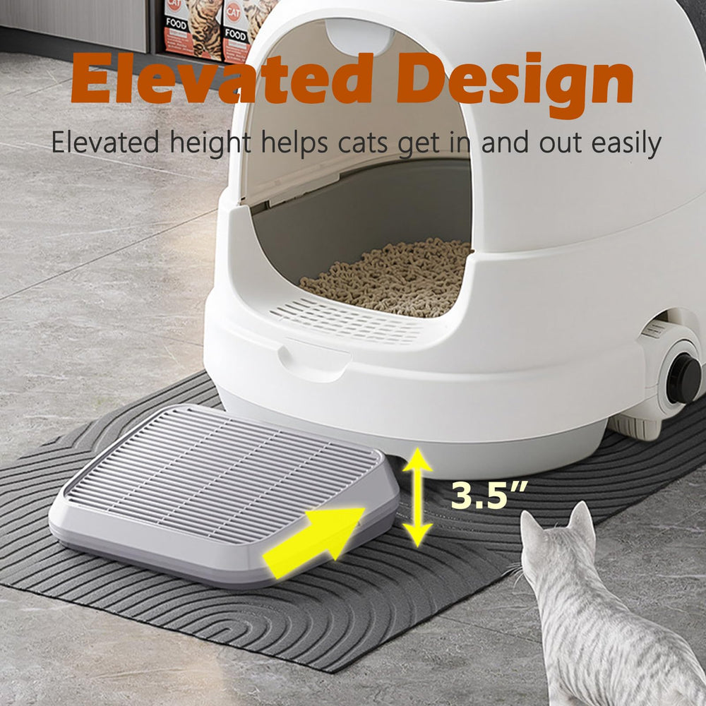 SpaceTime Tapis-litière surface trapante: capture efficacement les débris des pattes.