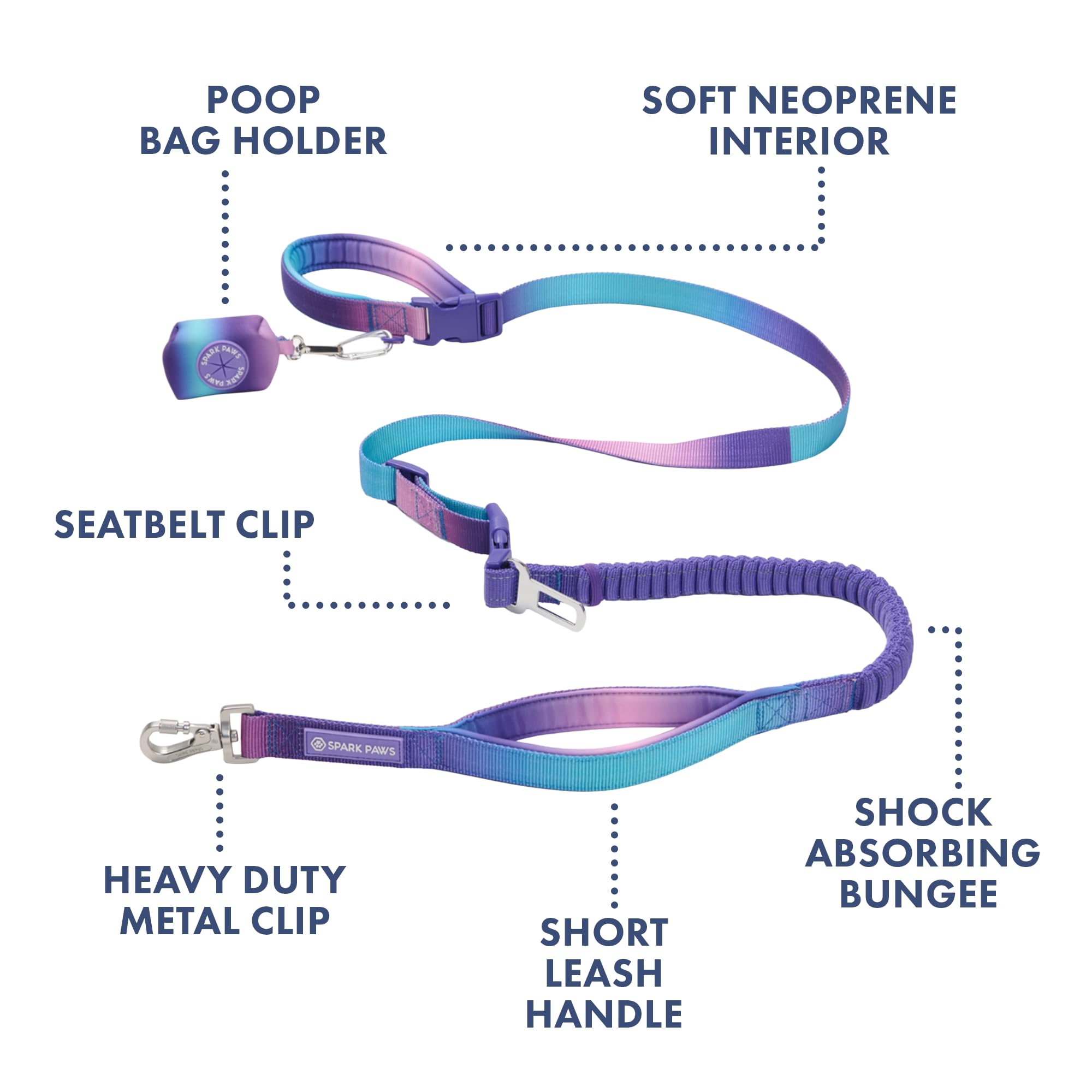 Spark Paws Attache ceinture voiture assure des trajets sécurisés.