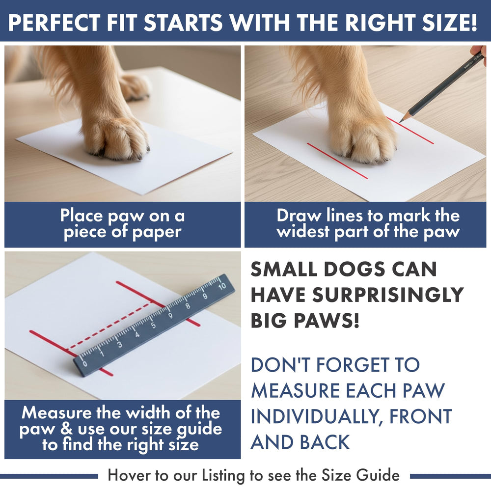 Spark Paws Bottes pour chien avec sangles auto-agrippantes pour un maintien fiable.