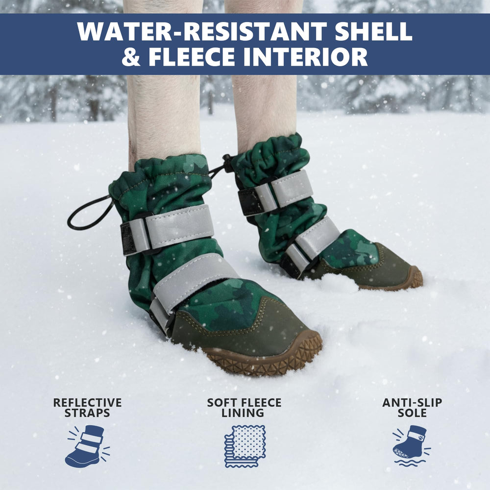 Doublure polaire Spark Paws vert camo, confort tout au long de la journée.