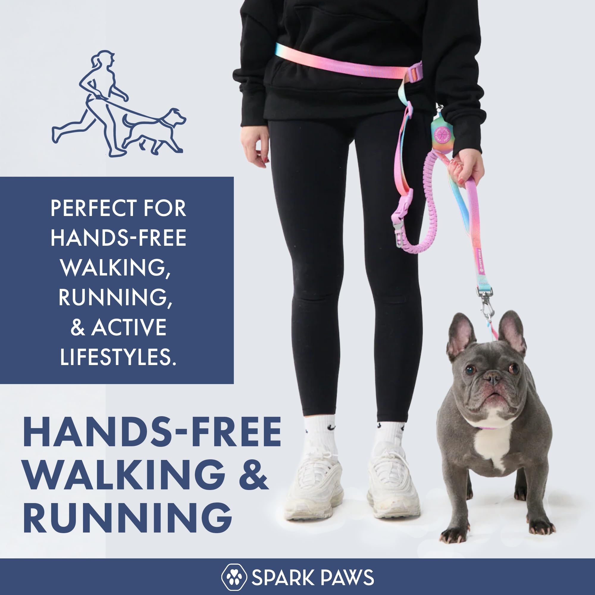 Spark Paws bungee amortisseur pour réduire les tirages pendant la balade
