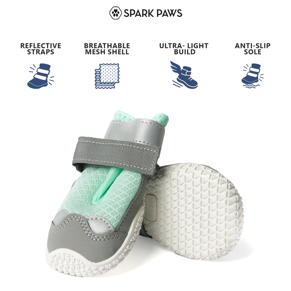 Spark Paws reflets haute visibilité pour sorties en soirée et aube