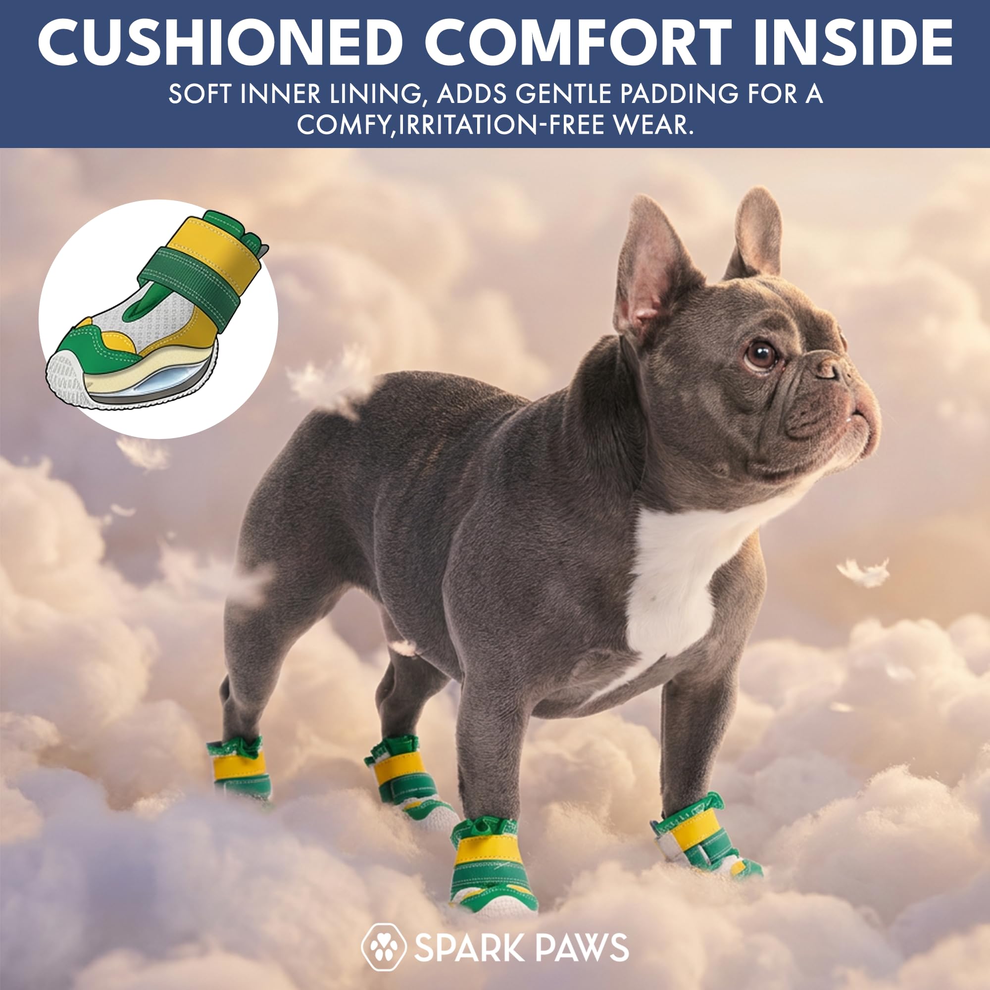 Bande réfléchissante Spark Paws pour rester visible au crépuscule.