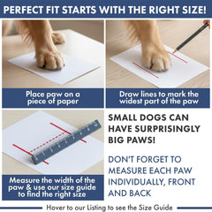 Double bandes Velcro Spark Paws assurant un maintien optimal lors des promenades.