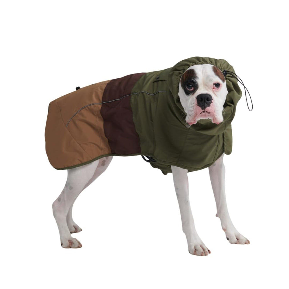 Spark Paws imperméable chien: couverture complète du corps pour rester au sec.