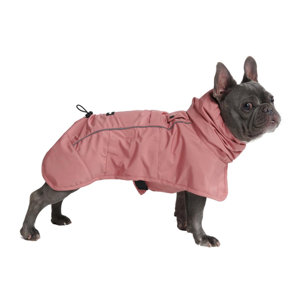 Spark Paws manteau chien imperméable Rose Océan protège du pluie et garde votre chien au sec.