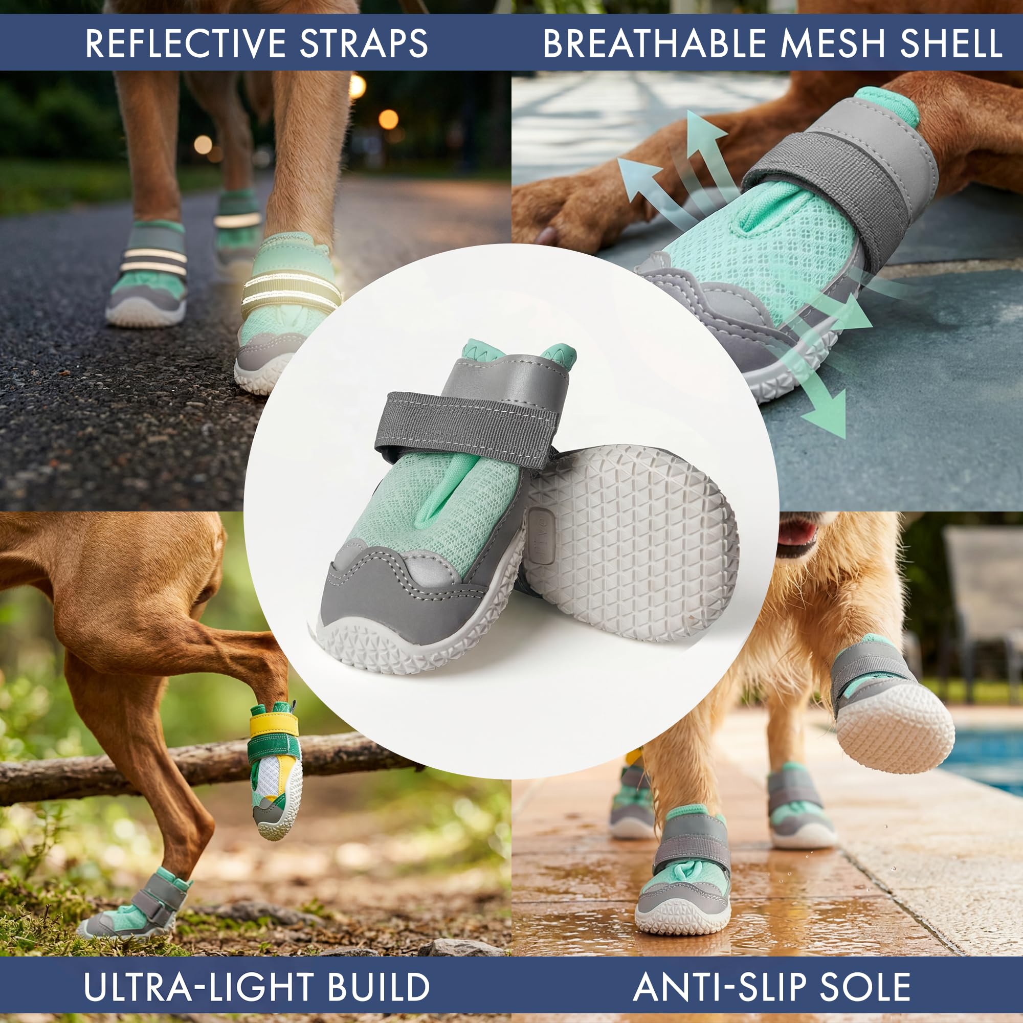 Nettoyage facile Spark Paws; se nettoie rapidement après l'aventure.