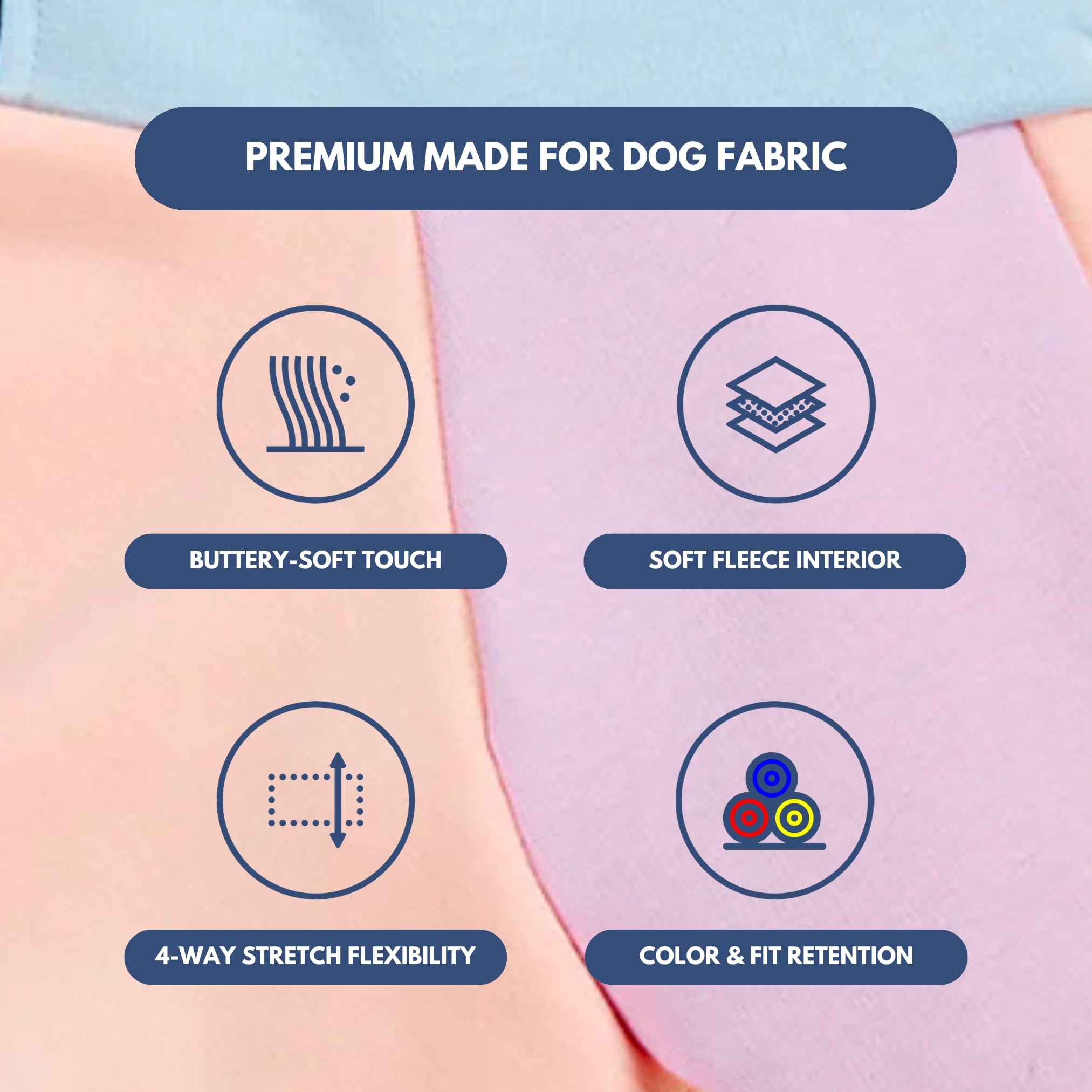 Spark Paws pull-chien Barbe à Papa, ouverture pour laisse pratique et discrète.