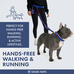 Spark Paws poignées rembourrées offrent un contrôle confortable près du chien.
