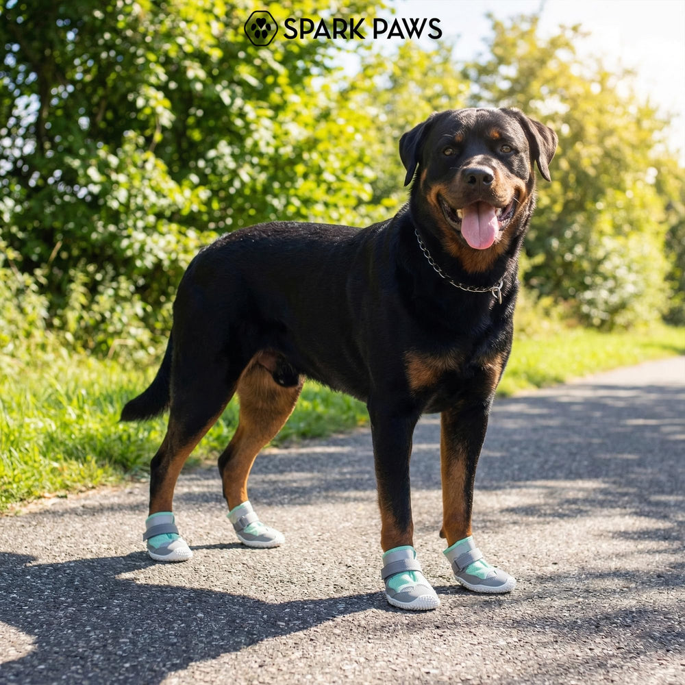 Protection des pattes lors d'explorations avec Spark Paws.