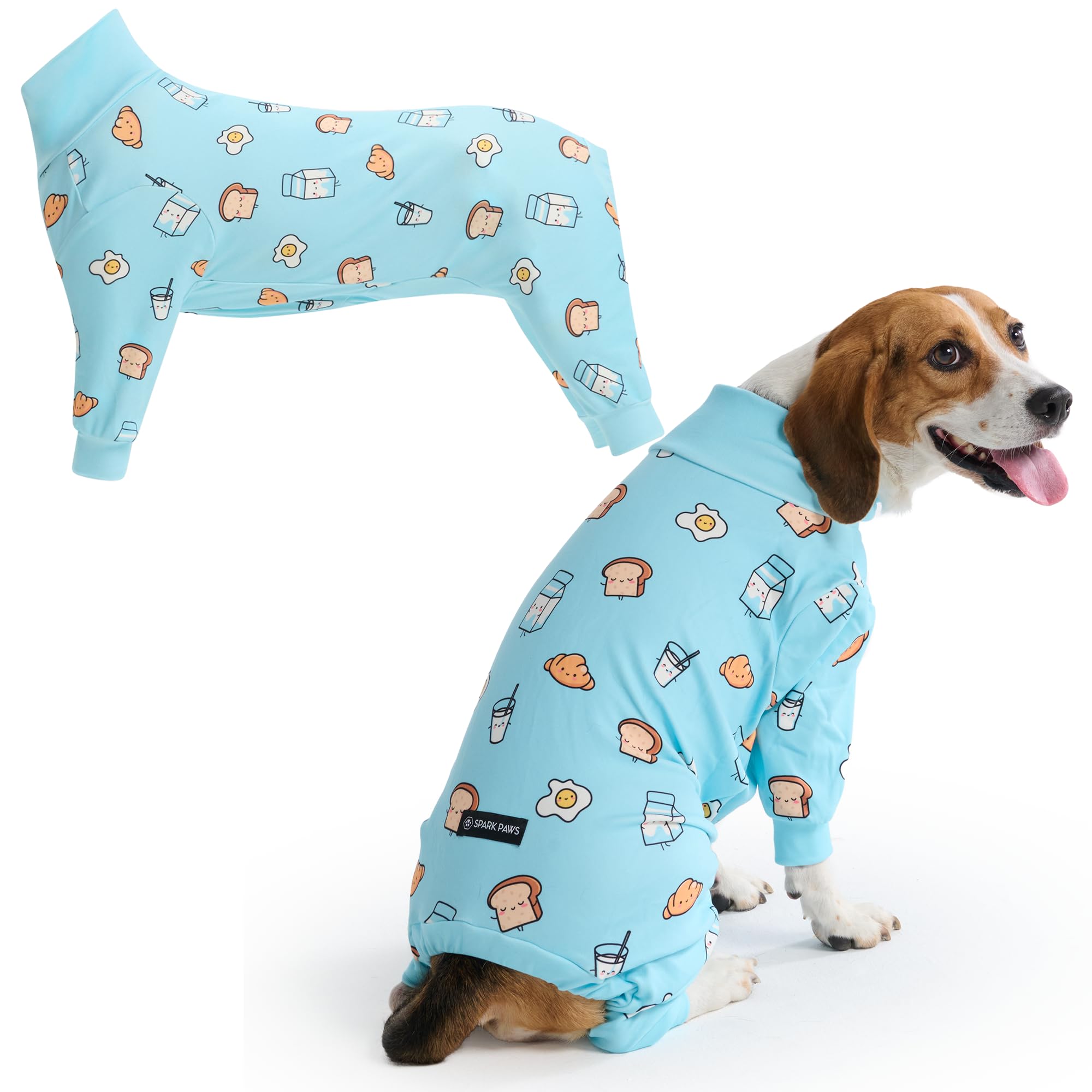 Spark Paws Pyjama chien avant : confort et ajustement précis