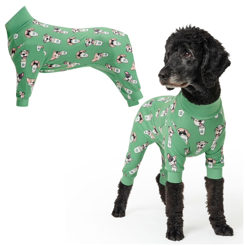 Spark Paws pyjama chien – vue avant, confort optimal et mouvement fluide.