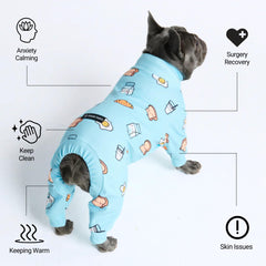 Spark Paws Pyjama chien bleu – Ajustement précis testé sur des milliers de chiens
