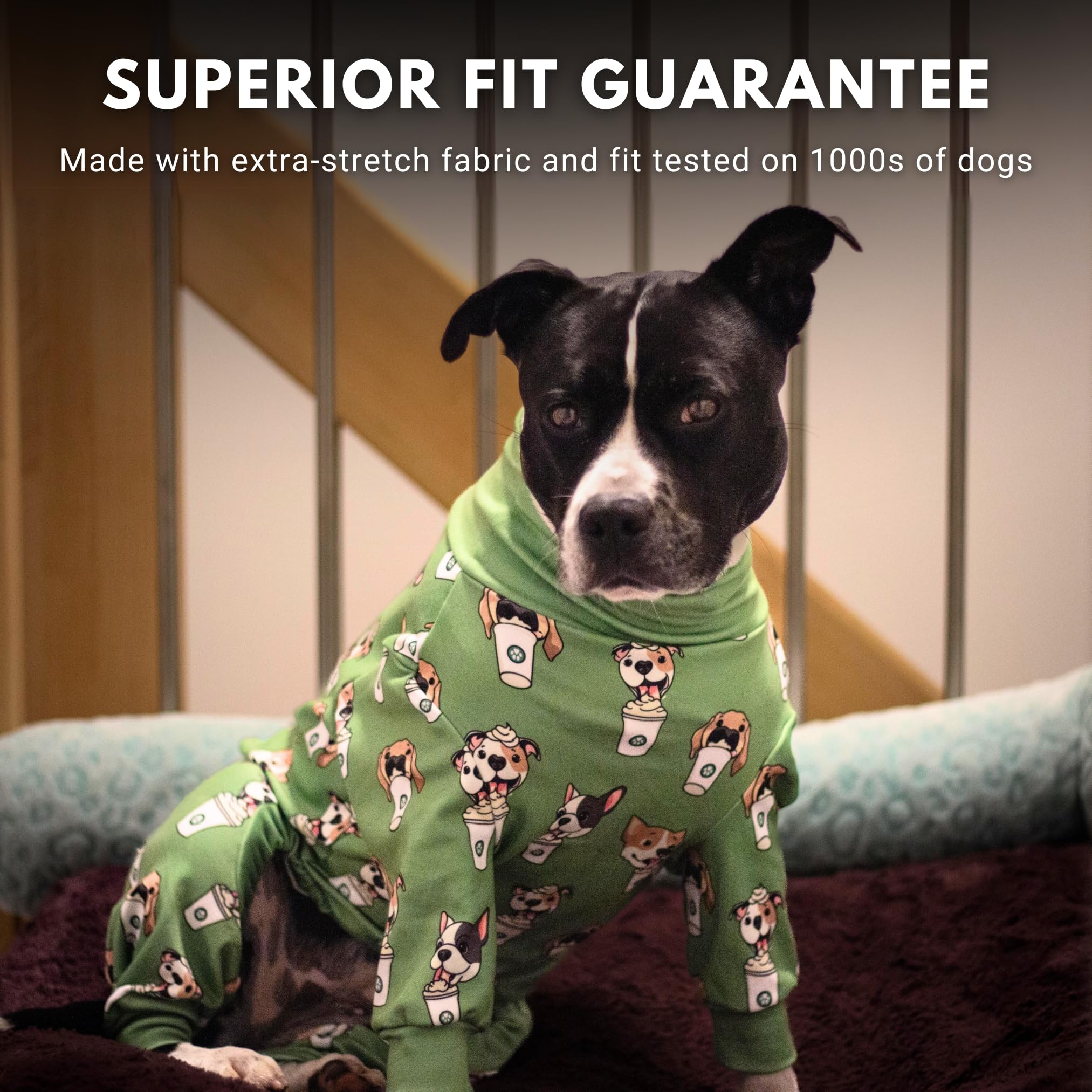 Spark Paws pyjama chien coupe arrière pratique pour toilettes