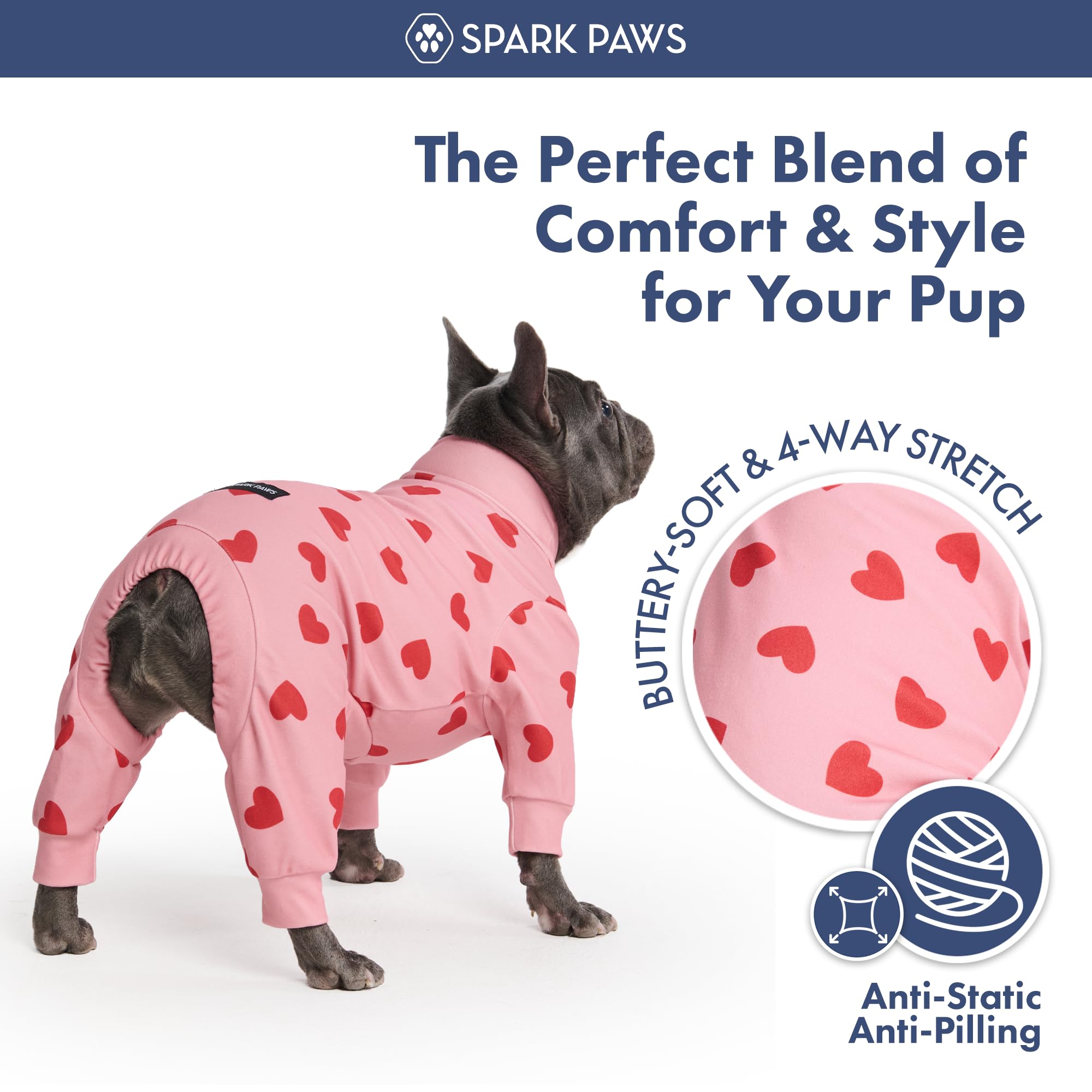 Coupe précision Spark Paws assurant un ajustement parfait sur toutes les tailles.