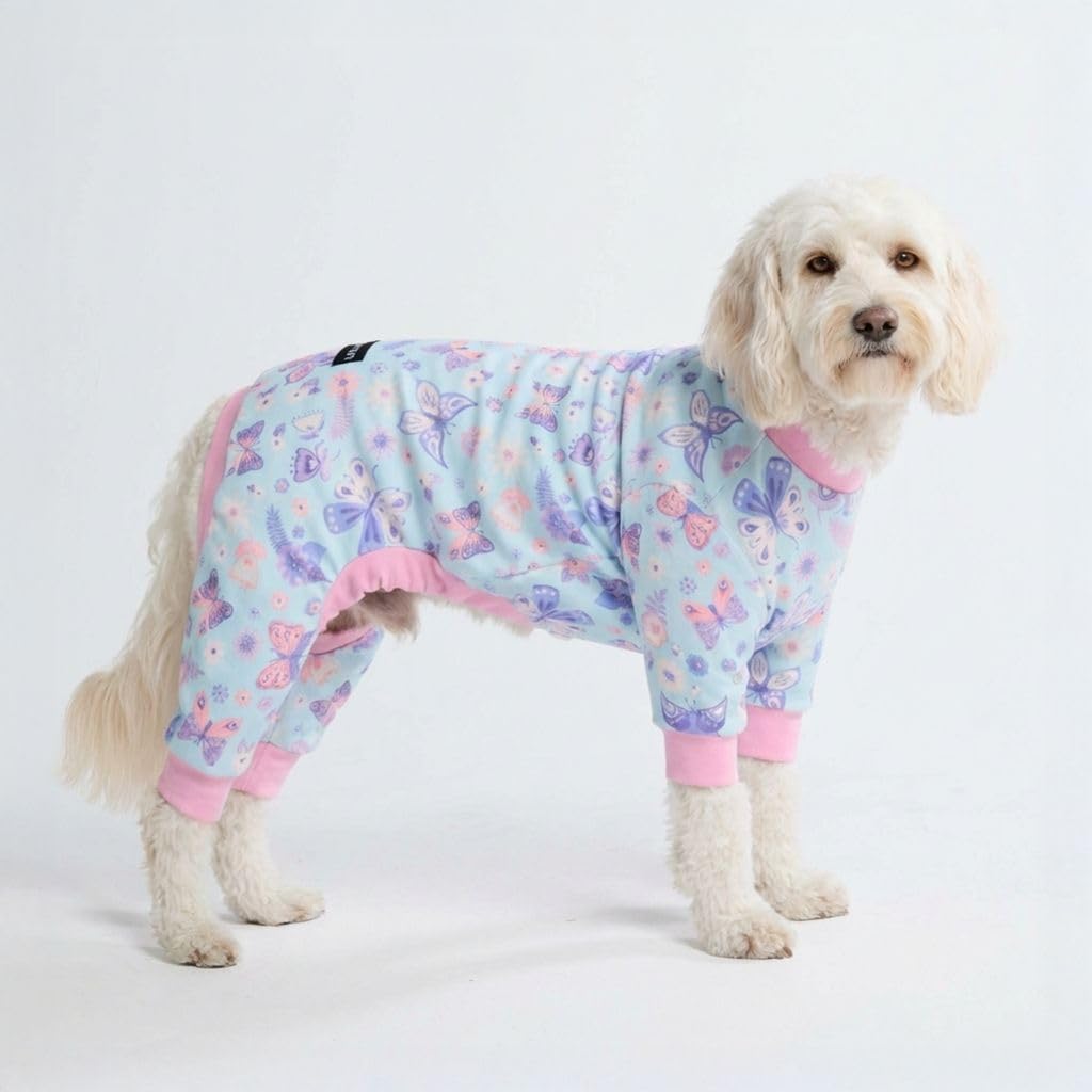 Spark Paws pyjama chien – vue générale, confort doux pour la nuit.