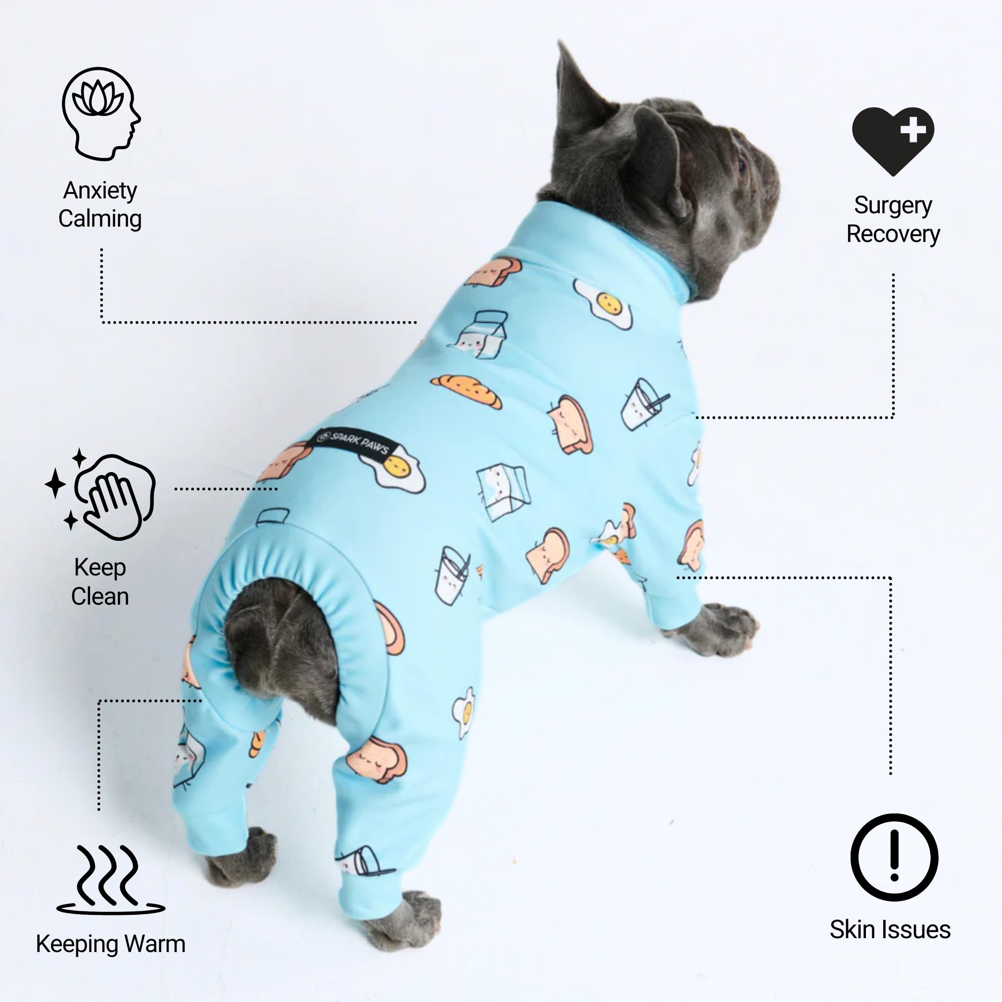 Spark Paws Pyjama douceur interieure : sensation de câlin et chaleur