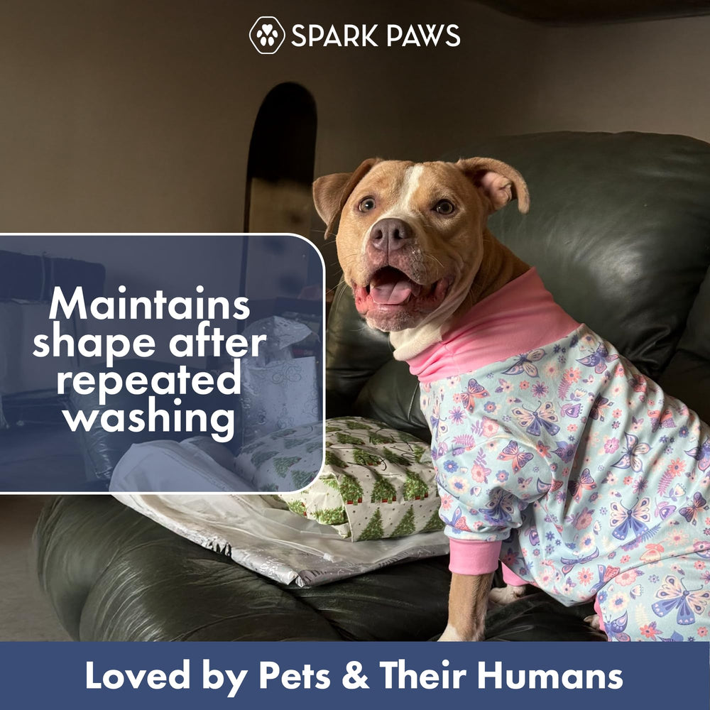 Spark Paws pyjama chien – entretien facile, lavage rapide sans effort.