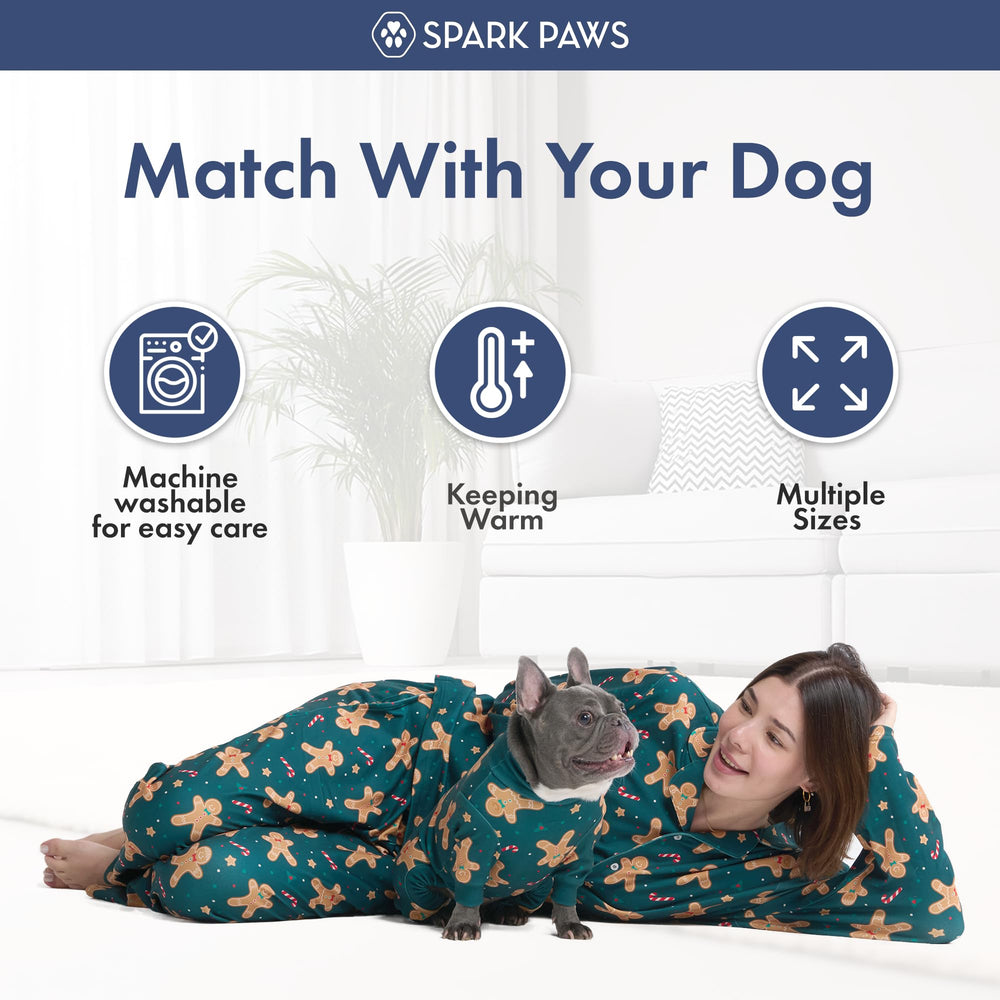 Spark Paws pyjama cadeau parfait pour amoureux des chiens et Noël.