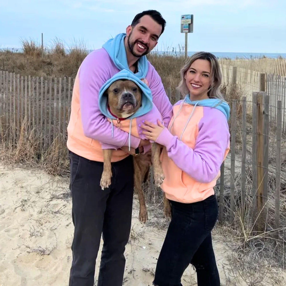 Spark Paws Sweat à capuche Homme – bloc couleur cyber, allure moderne et confort.