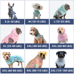 Texture douce et respirante de la veste Spark Paws pour chien.