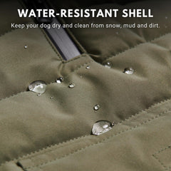 Spark Paws veste hivernale pour chien – ouverture-trou pour laisse, pratique.