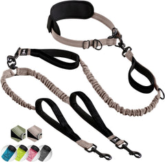 SparklyPets Laisse Double avec Poignée rembourrée pour un confort lors des balades.