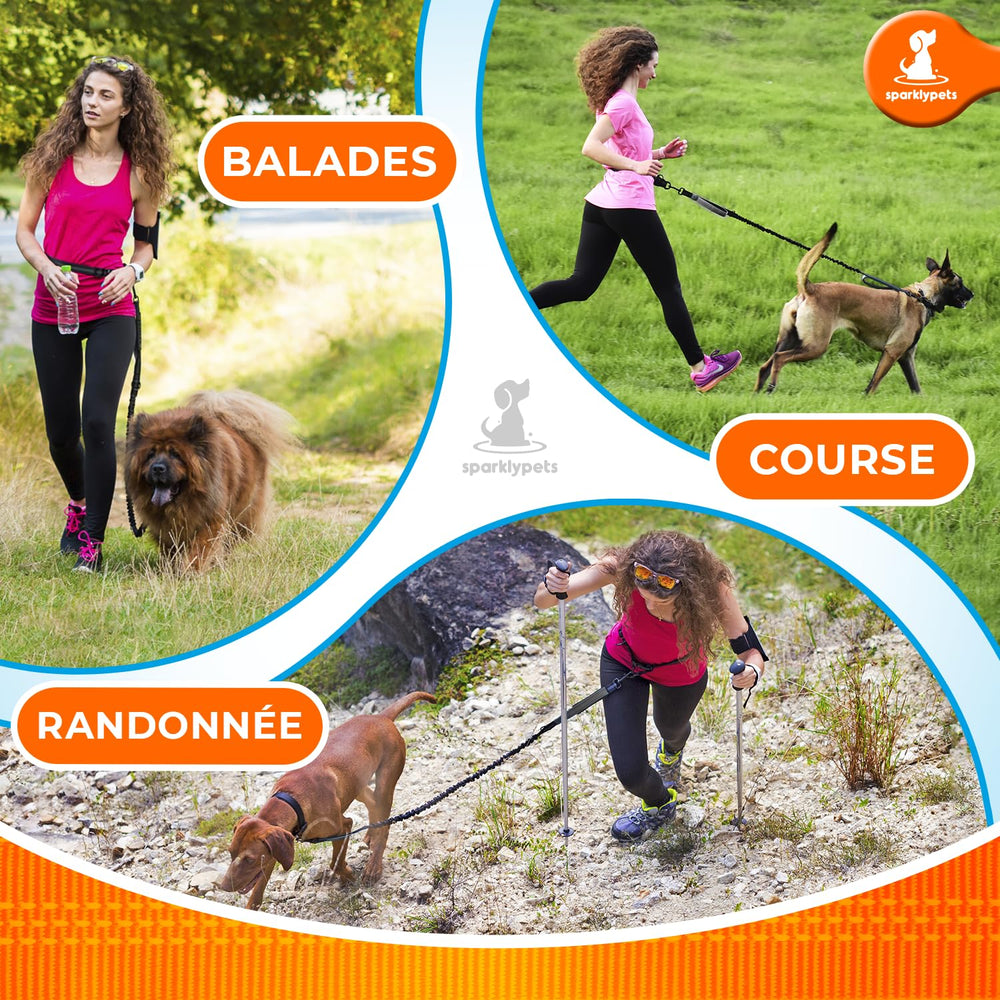 SparklyPets mode mains libres ou mains sur avec poignée en caoutchouc.